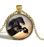 Horse Necklace Equestrian