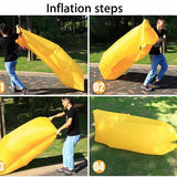 FAST INFLATABLE SLEEPING BAG / SOFA