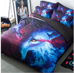 2018 Wolf 3D Bedding Set Duvet Cover