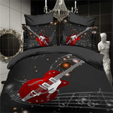 LUXURY 3D Guitar bed set