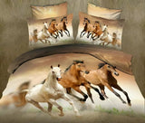 LUXURY 3D horse  bed sheet .