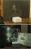 Horse Lamp 3D Dimmable Night Light