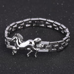 Horse Stainless Steel Charm bracelet