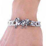 Horse Stainless Steel Charm bracelet