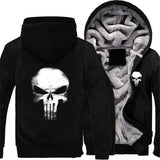 Punisher Skull Unisex Fleece Jacket Sweatshirt