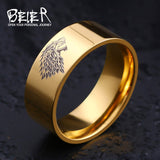 Wolf Stainless Steel ring