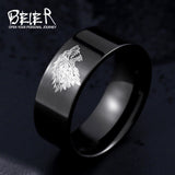 Wolf Stainless Steel ring