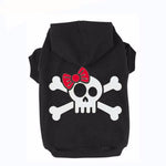 Cat Fleece Sweatshirt Dog Hoodies Skull