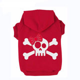 Cat Fleece Sweatshirt Dog Hoodies Skull