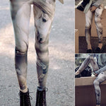 Sexy Women Horses Printed Leggings