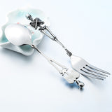 Unique Stainless Steel Skeletons Cutlery Skeleton Set