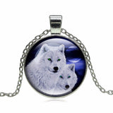 Wolf Moon Pendant Necklace