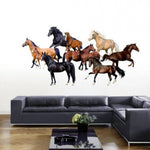 New listing of high-quality office wall sticker horse  Wall Stickers Home Decor  Notas Musicales Miroir Decoration Mural